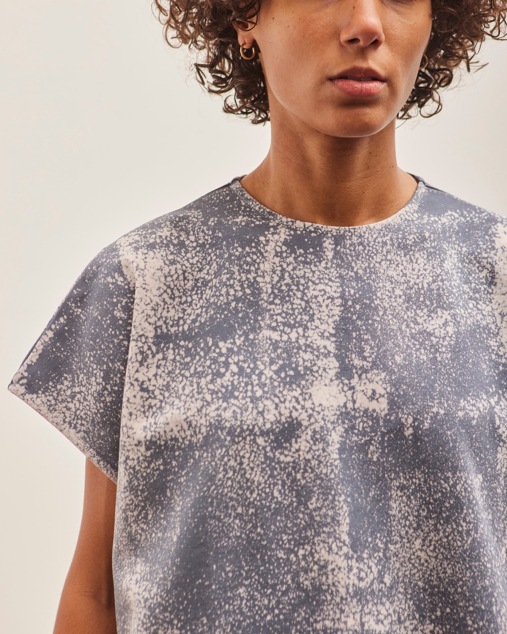 Abstract Shapes Tunic, Dusty Grey