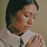 Agmes Sacha Earrings, Sterling Silver