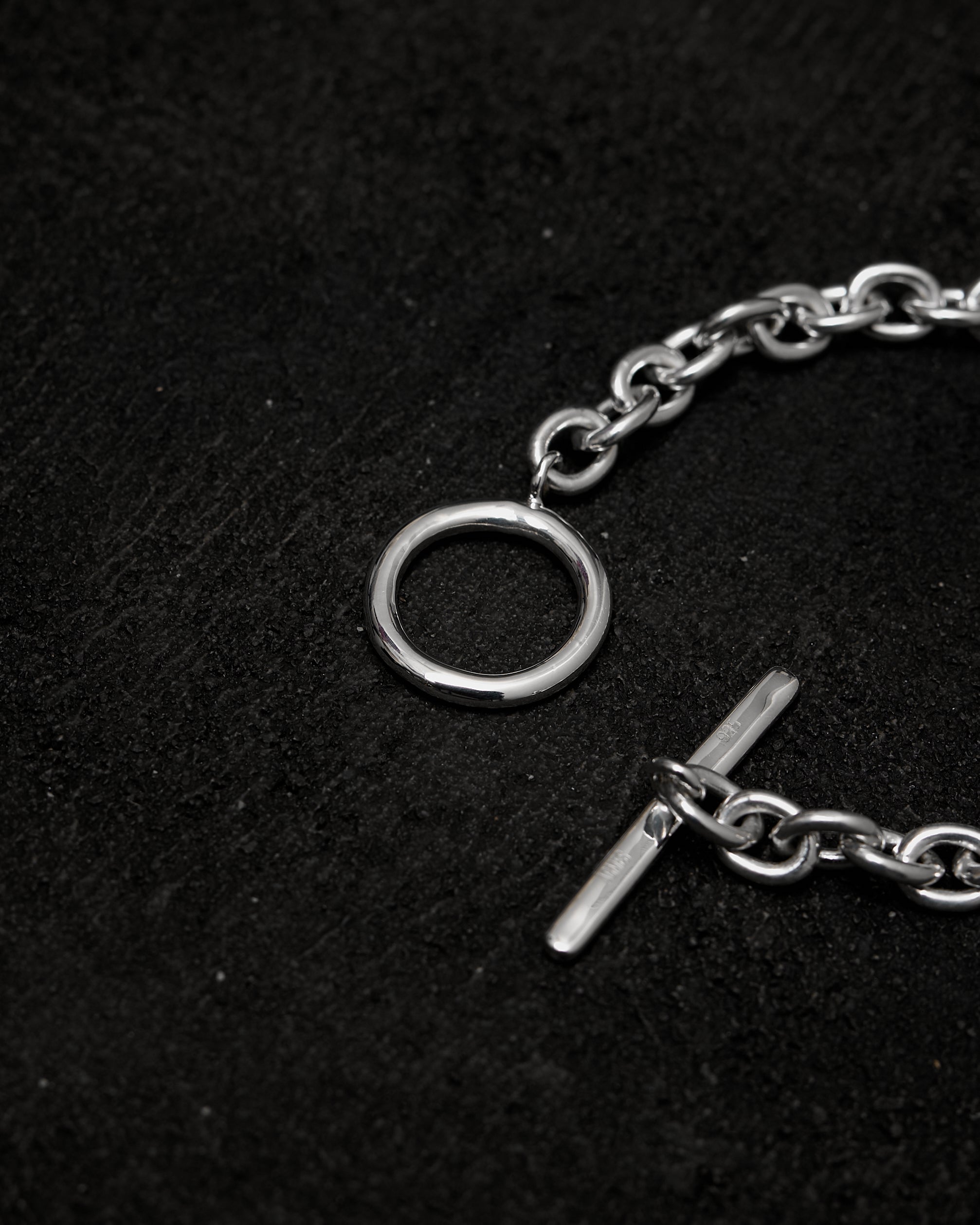Agmes Classic Chain Bracelet, SIlver – Glasswing