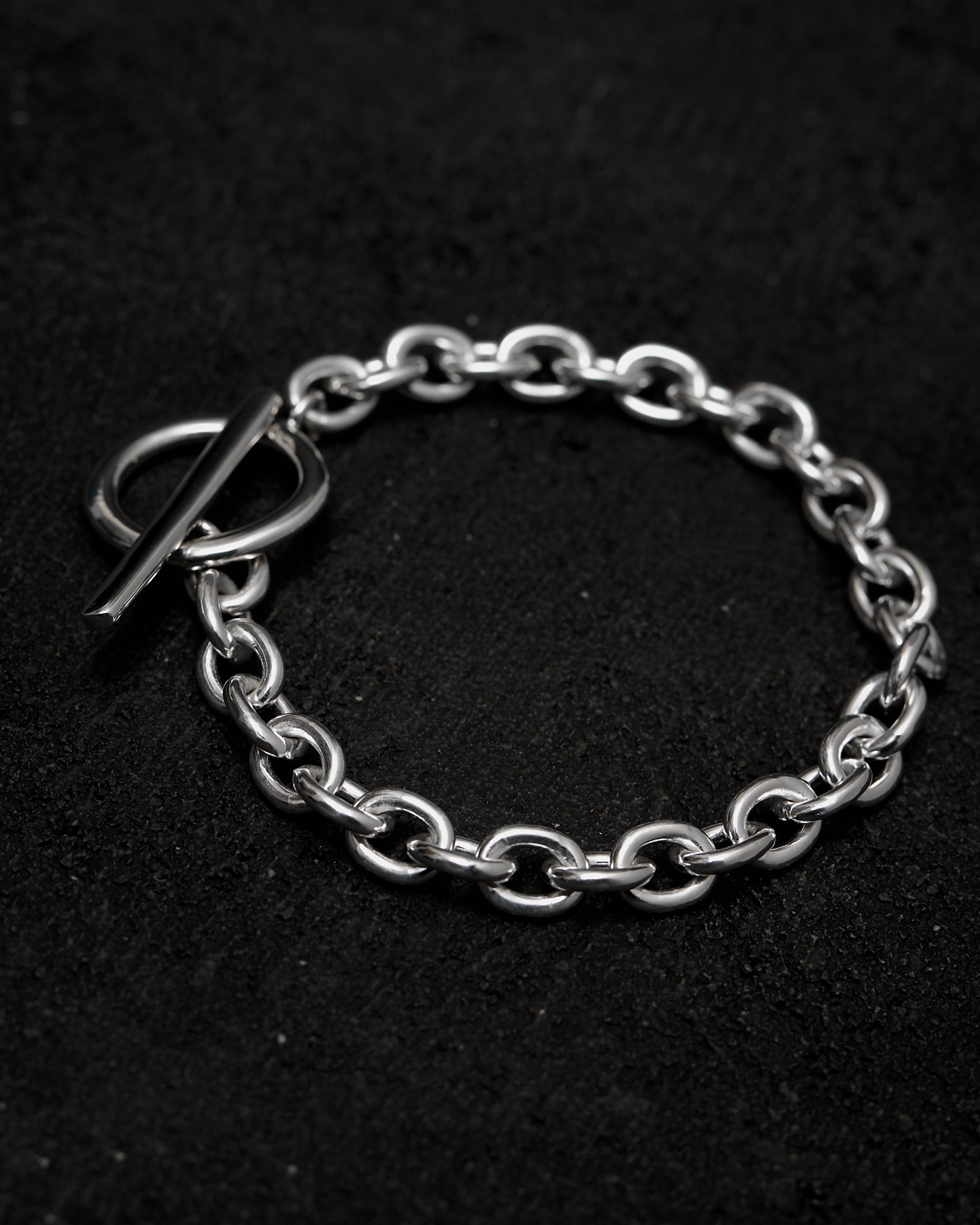 Agmes Classic Chain Bracelet, SIlver – Glasswing