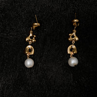 Agmes Diane Earrings, Gold Vermeil