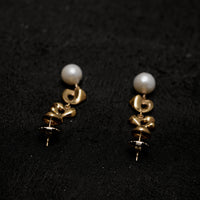 Agmes Diane Earrings, Gold Vermeil