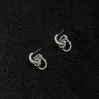 Agmes Ellipses Hoops, Sterling Silver