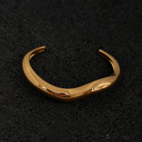 Agmes Medium Astrid Cuff, Gold Vermeil