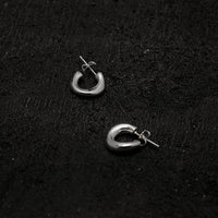 Agmes Mini Astrid Hoops, Silver