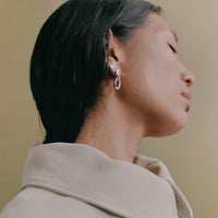 Agmes Sum of Parts Studs, Sterling Silver