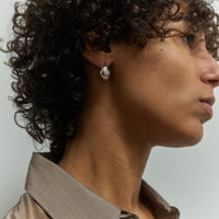 Agmes Small Celia Hoops, Sterling Silver