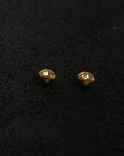 Agmes Small Gia Studs, Gold Vermeil