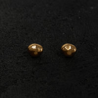 Agmes Small Gia Studs, Gold Vermeil