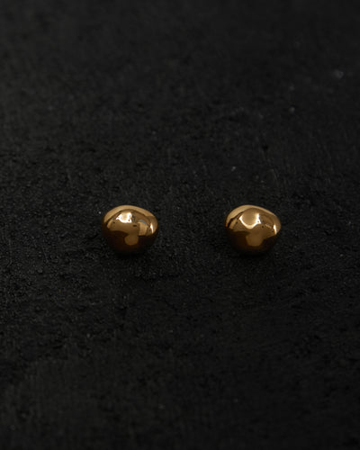 Agmes Small Gia Studs, Gold Vermeil