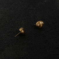 Agmes Small Gia Studs, Gold Vermeil