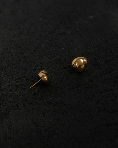 Agmes Small Gia Studs, Gold Vermeil