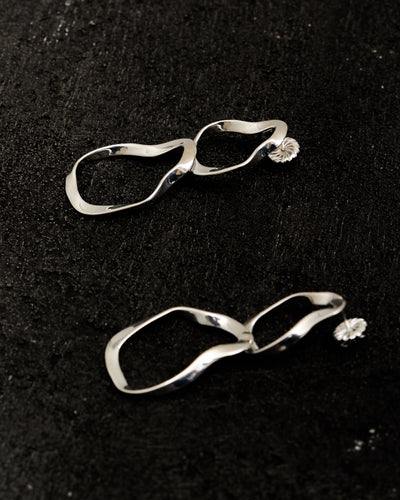 Agmes Small Viviane Earrings, Sterling Silver