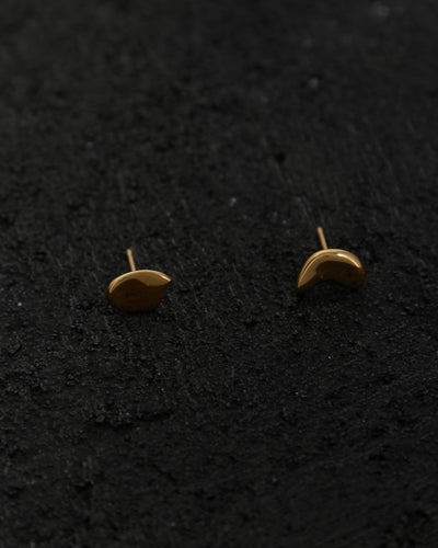 Agmes Sum of Parts Studs, Gold Vermeil