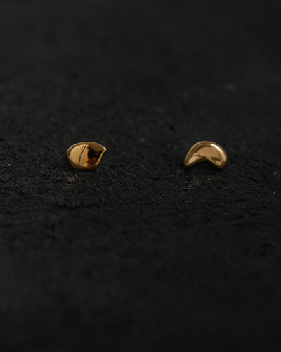 Agmes Sum of Parts Studs, Gold Vermeil