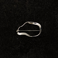 Agmes Vera Brooch, Sterling Silver