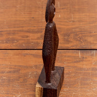 Aleph Geddis Wood Sculpture, Littles Semi Circle Portal Buddy #54