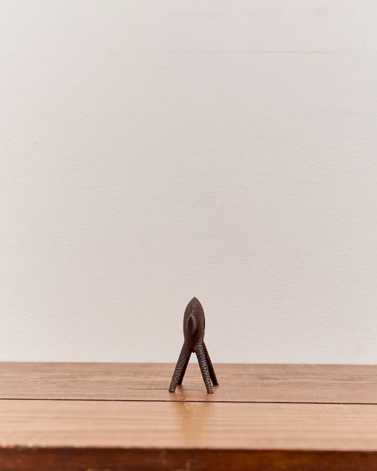 Aleph Geddis Wood Sculpture, Littles Portal Buddy With Wings #59
