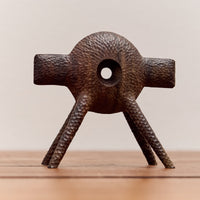 Aleph Geddis Wood Sculpture, Littles Portal Buddy With Wings #59