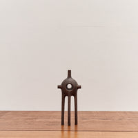 Aleph Geddis Wood Sculpture, Nesting Portal Buddy #58