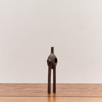 Aleph Geddis Wood Sculpture, Nesting Portal Buddy #58