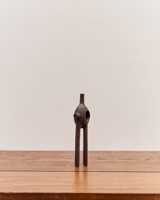 Aleph Geddis Wood Sculpture, Nesting Portal Buddy #58