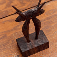 Aleph Geddis Wood Sculpture, Littles Portal Buddy #57