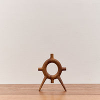 Aleph Geddis Wood Sculpture, Littles Tori Portal Buddy #52