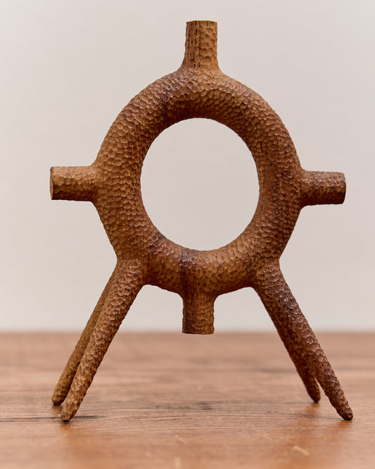 Aleph Geddis Wood Sculpture, Littles Tori Portal Buddy #52