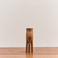 Aleph Geddis Wood Sculpture, Spacey Bust #48