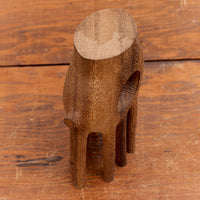 Aleph Geddis Wood Sculpture, Spacey Bust #48