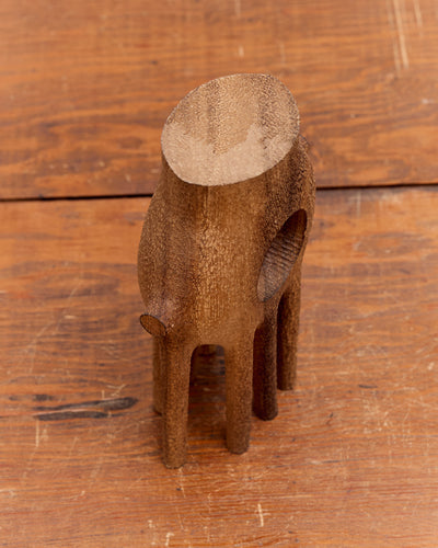 Aleph Geddis Wood Sculpture, Spacey Bust #48