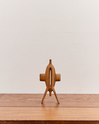 Aleph Geddis Wood Sculpture, Medium Winged Portal Buddy #46