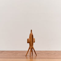 Aleph Geddis Wood Sculpture, Medium Winged Portal Buddy #46