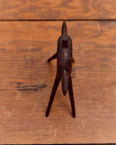 Aleph Geddis Wood Sculpture, Littles Winged Tori Portal Buddy #47