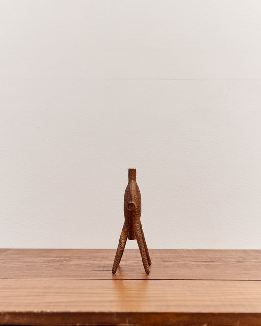 Aleph Geddis Wood Sculpture, Littles Round Portal Vuddy #56