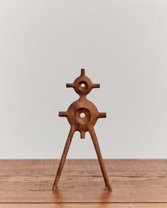 Wood Sculpture, Two Tiered Portal Buddy Variation