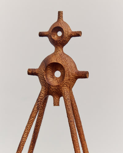 Wood Sculpture, Two Tiered Portal Buddy Variation