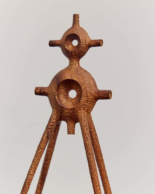 Wood Sculpture, Two Tiered Portal Buddy Variation