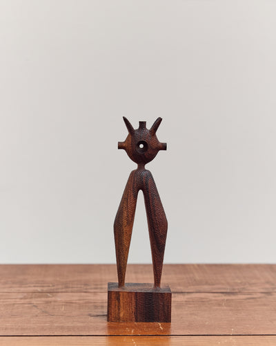 Wood Sculpture, Round Portal Buddy Strider Variation