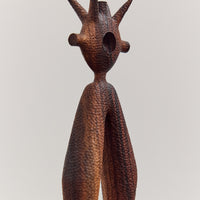 Wood Sculpture, Round Portal Buddy Strider Variation