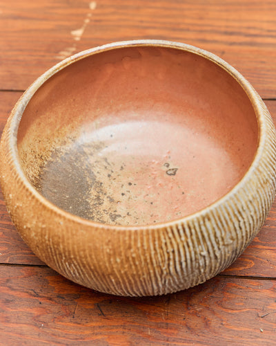 Alex Roby Ribbed Wood Fired Bowl No.1