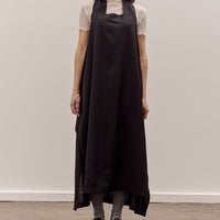 Anggae Apron Wrap Dress, Black