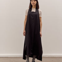 Anggae Apron Wrap Dress, Black