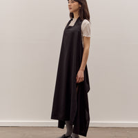 Anggae Apron Wrap Dress, Black