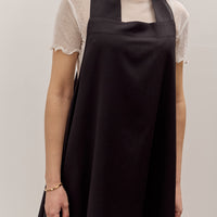 Anggae Apron Wrap Dress, Black