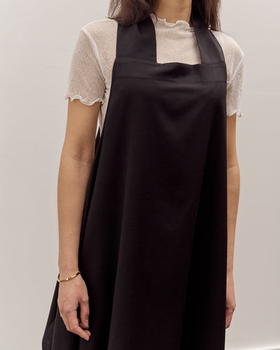 Anggae Apron Wrap Dress, Black