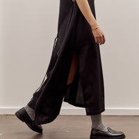 Anggae Apron Wrap Dress, Black