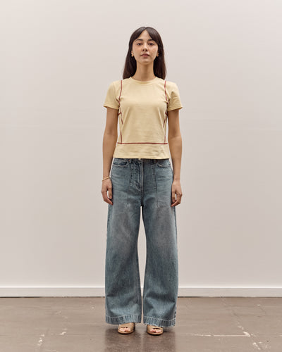 Anggae Parallel T-Shirt, Lemon