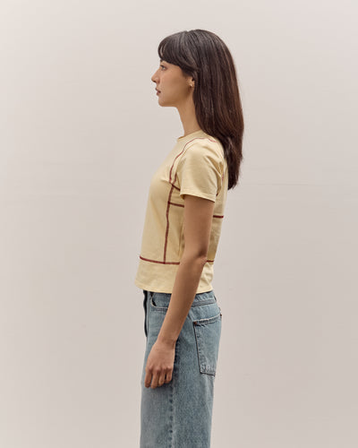 Anggae Parallel T-Shirt, Lemon